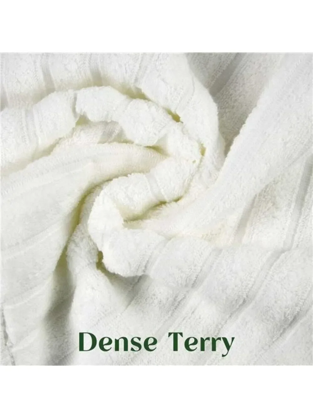 White Cotton Hand Towels Set 2 Pack Soft Absorbent Quick Dry Bathroom Spa Hotel